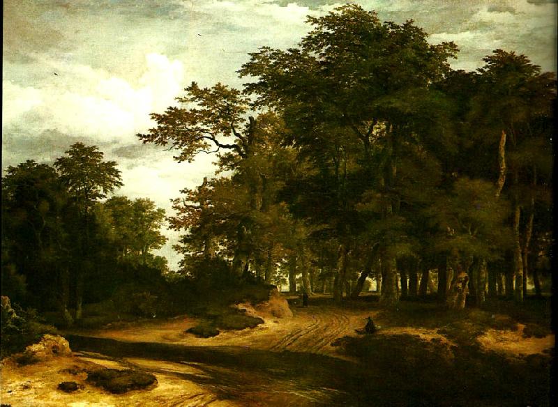 Jacob van Ruisdael den stora skogen oil painting picture
